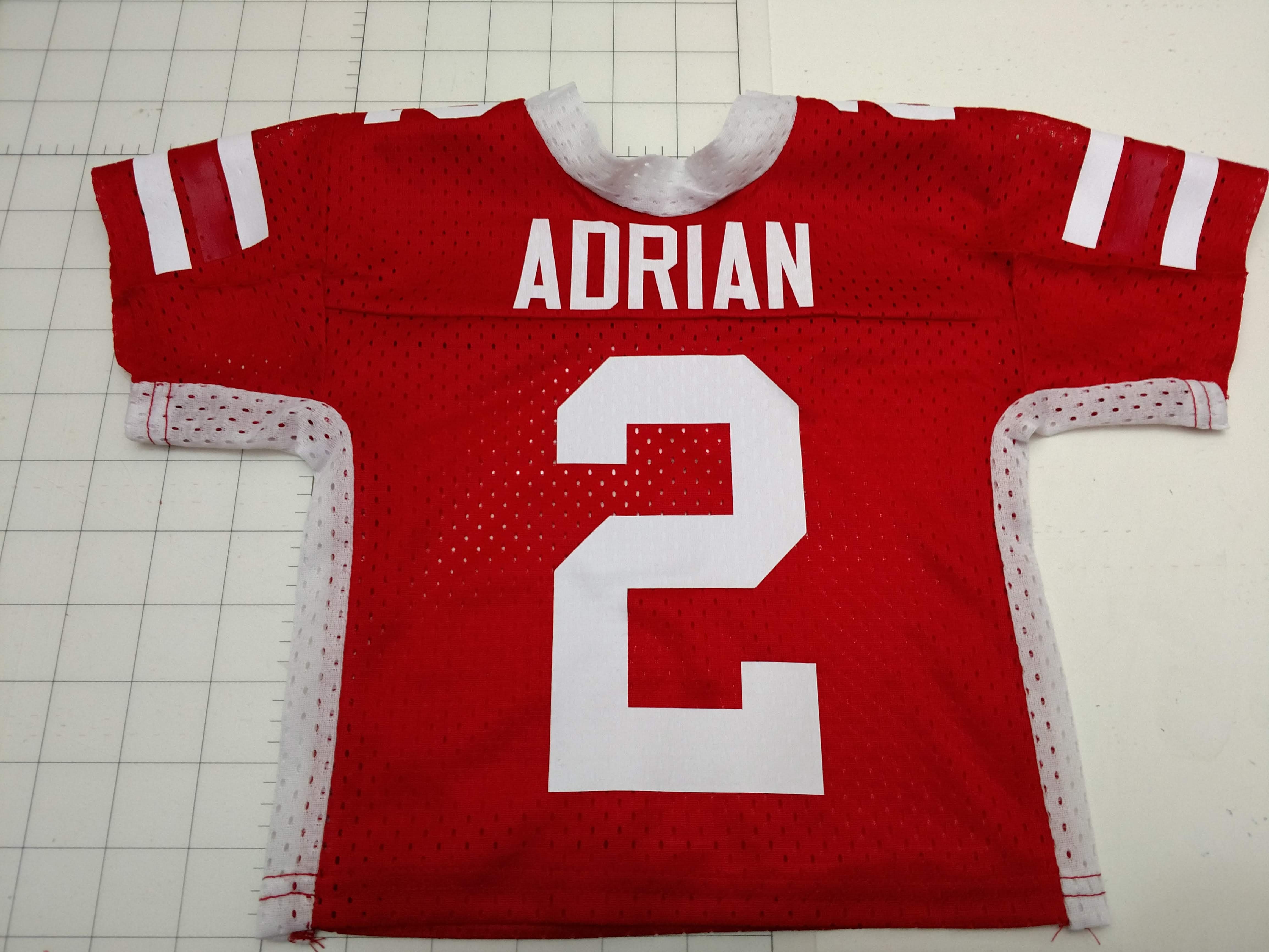 Blank Two Color Custom Made Jersey Football - Click Image to Close