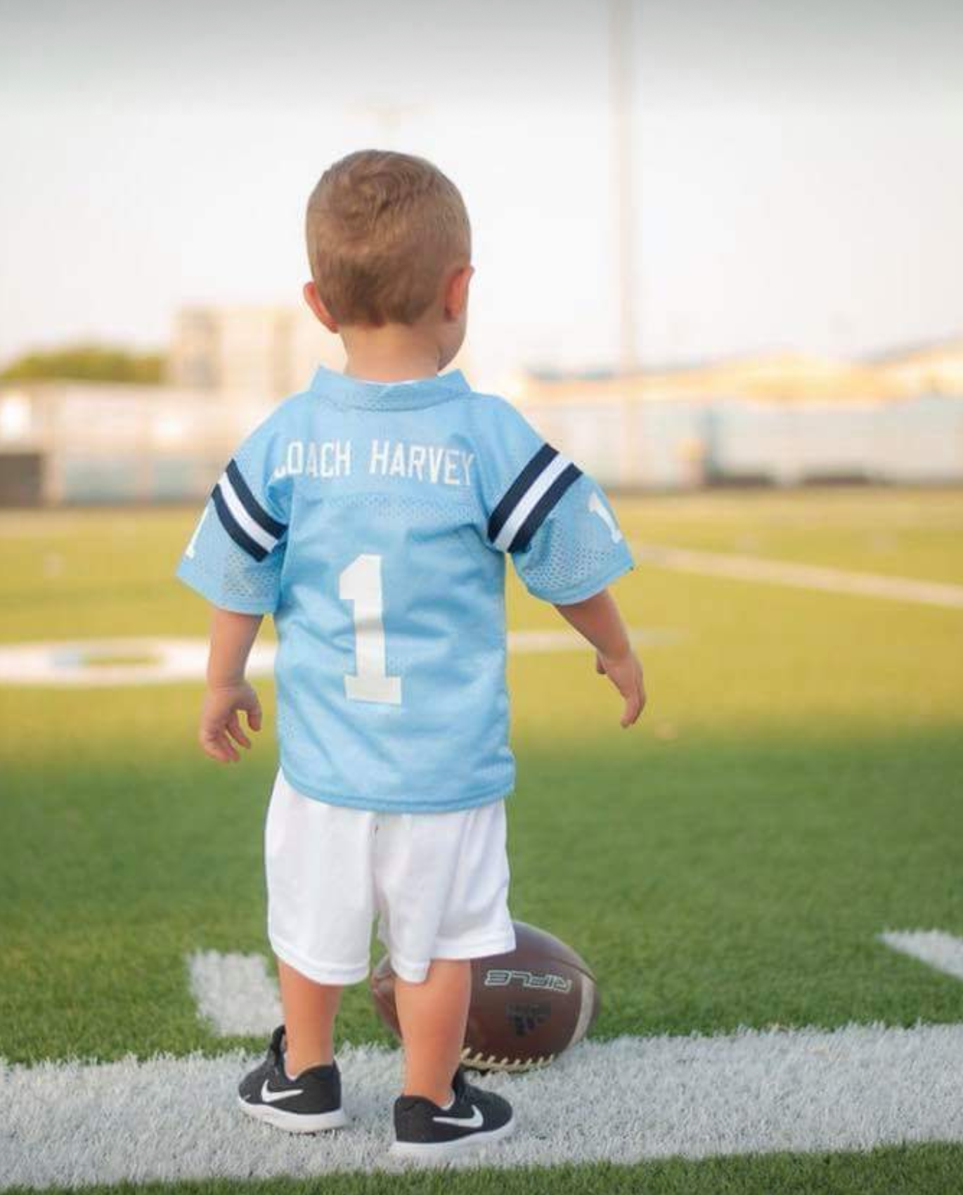 "Novice" Football Jersey with vinyl lettering (Better) - Click Image to Close